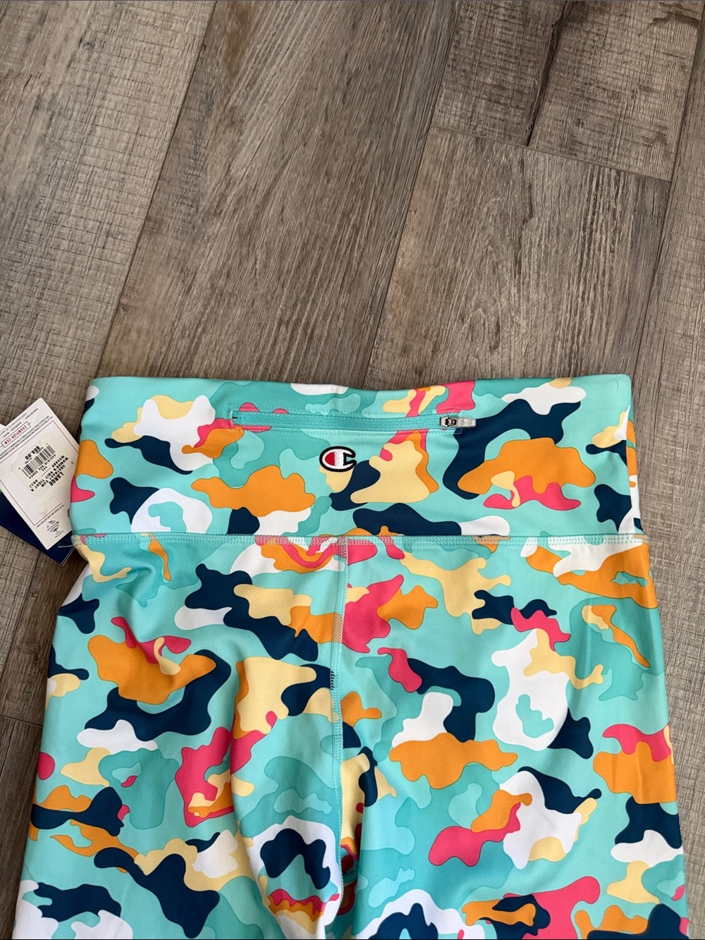 Champion Multicolor Abstract Camouflage Knit Tights